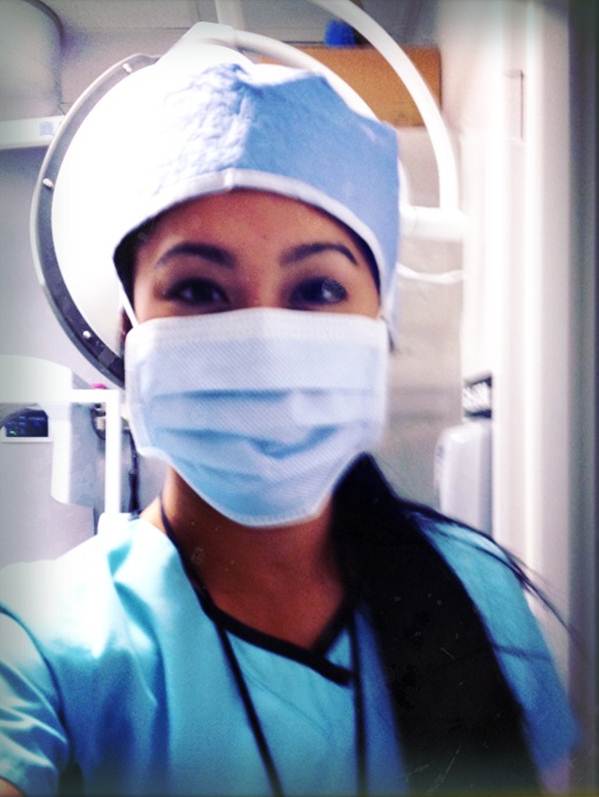 Tina: NFL San Francisco 49ers cheerleader: "I wanted to be a nurse, like my mom."