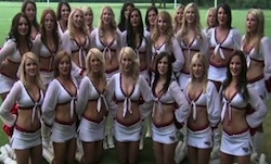 How many AZ Cardinals cheerleaders are Science Cheerleaders?