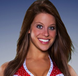 Sarah: Patriots Cheerleader who loves math