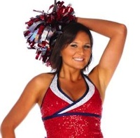 Lauren: NBA Washington Wizards cheerleader with a head for numbers.
