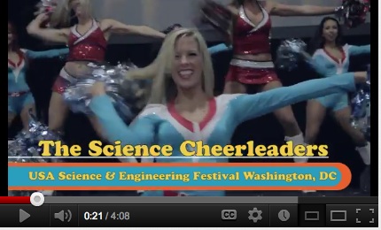 Video: Science Cheerleaders at the USA Science and Engineering Festival!