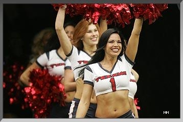 Amber: Former Texans cheerleader, Science/Math cheerleader!