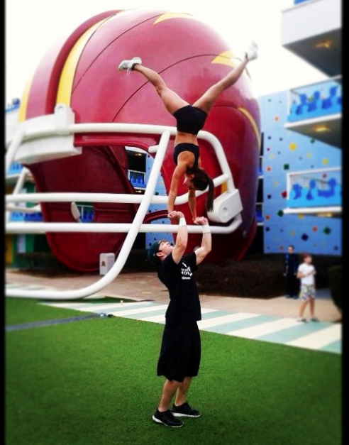 Ana: Economics and Statistics Major AND cheerleader for Sacramento State’s nationally ranked cheer team!