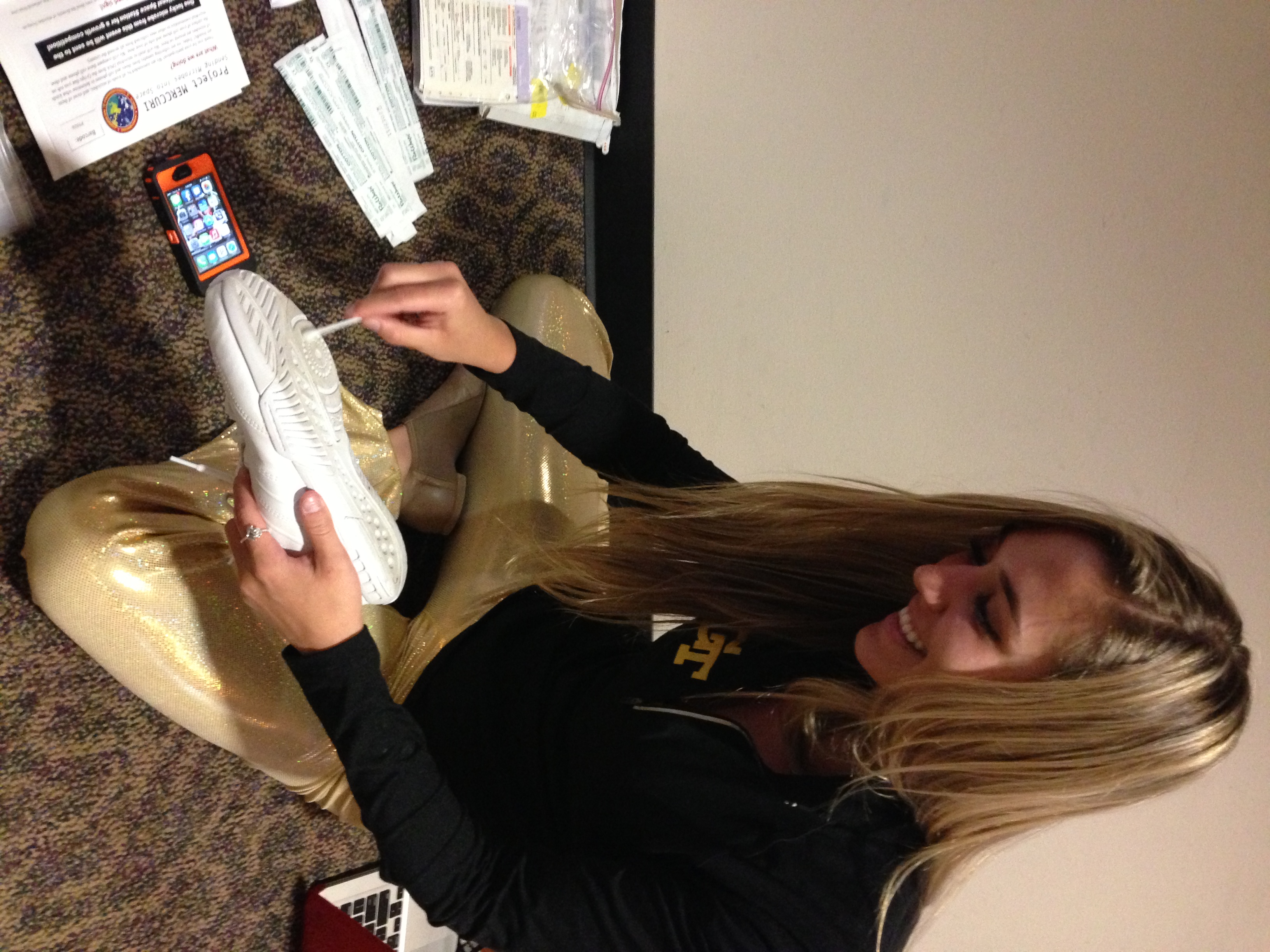 Georgia Tech cheerleaders participate in citizen science (Project MERCCURI!)