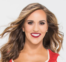 Megan: Medical Sales Consultant and Cheerleader for the San Francisco 49ers Playoff Team